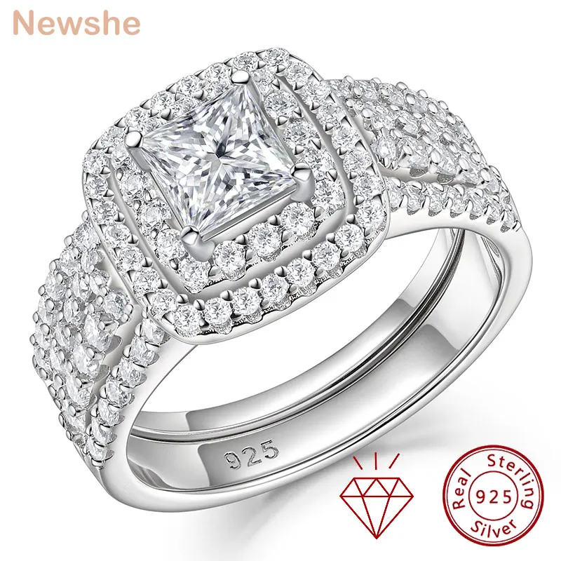 PRINCESS-CUT HALO RING