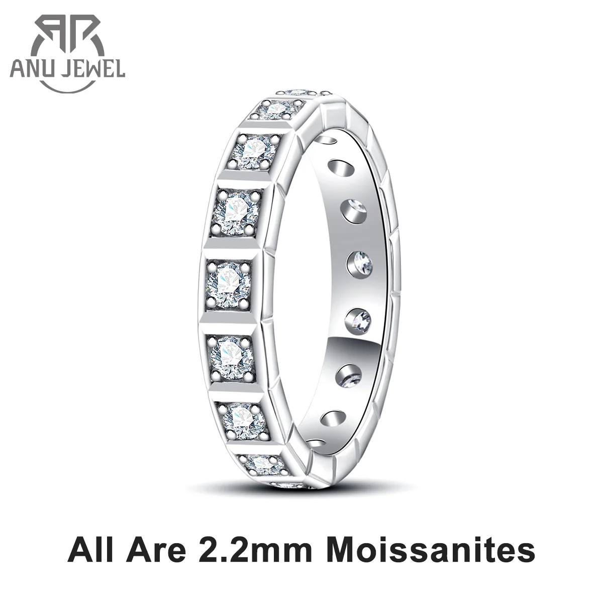 MOISSANITE WEDDING BAND