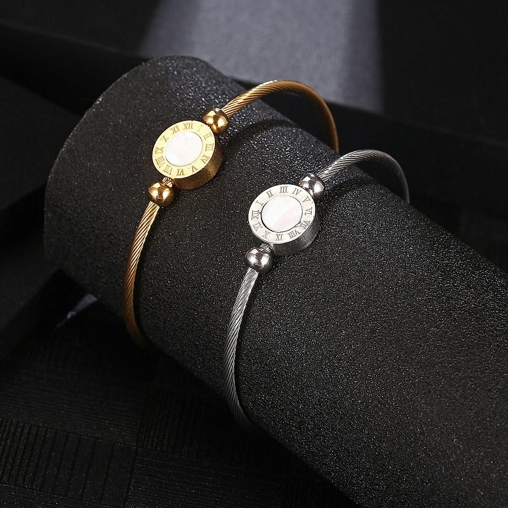 ROMAN NUMERAL CUFF — detail view