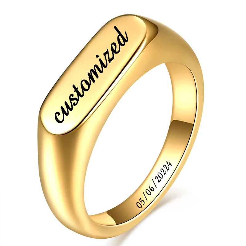 CUSTOM SIGNET BAND